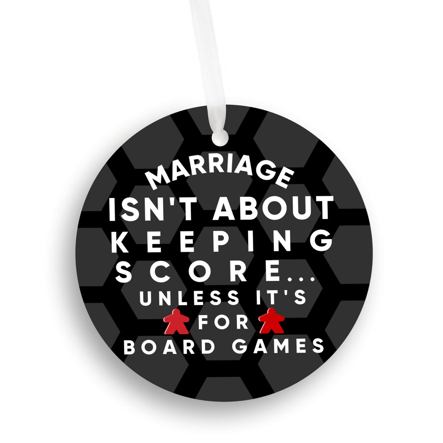 Board Game Ornament, Black