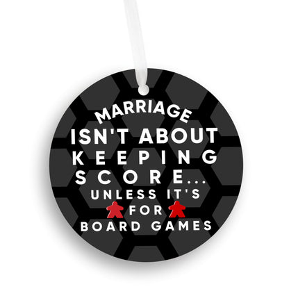 Board Game Ornament, Black