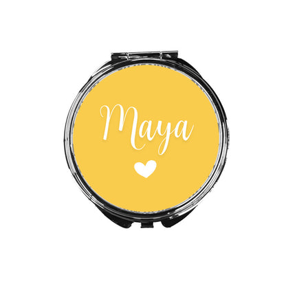 Sweet Heart Personalized Compact Mirror