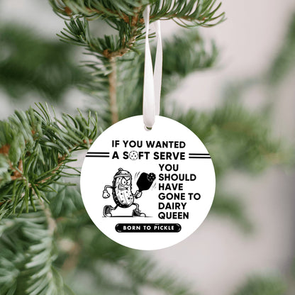 Funny Pickeball Ornament