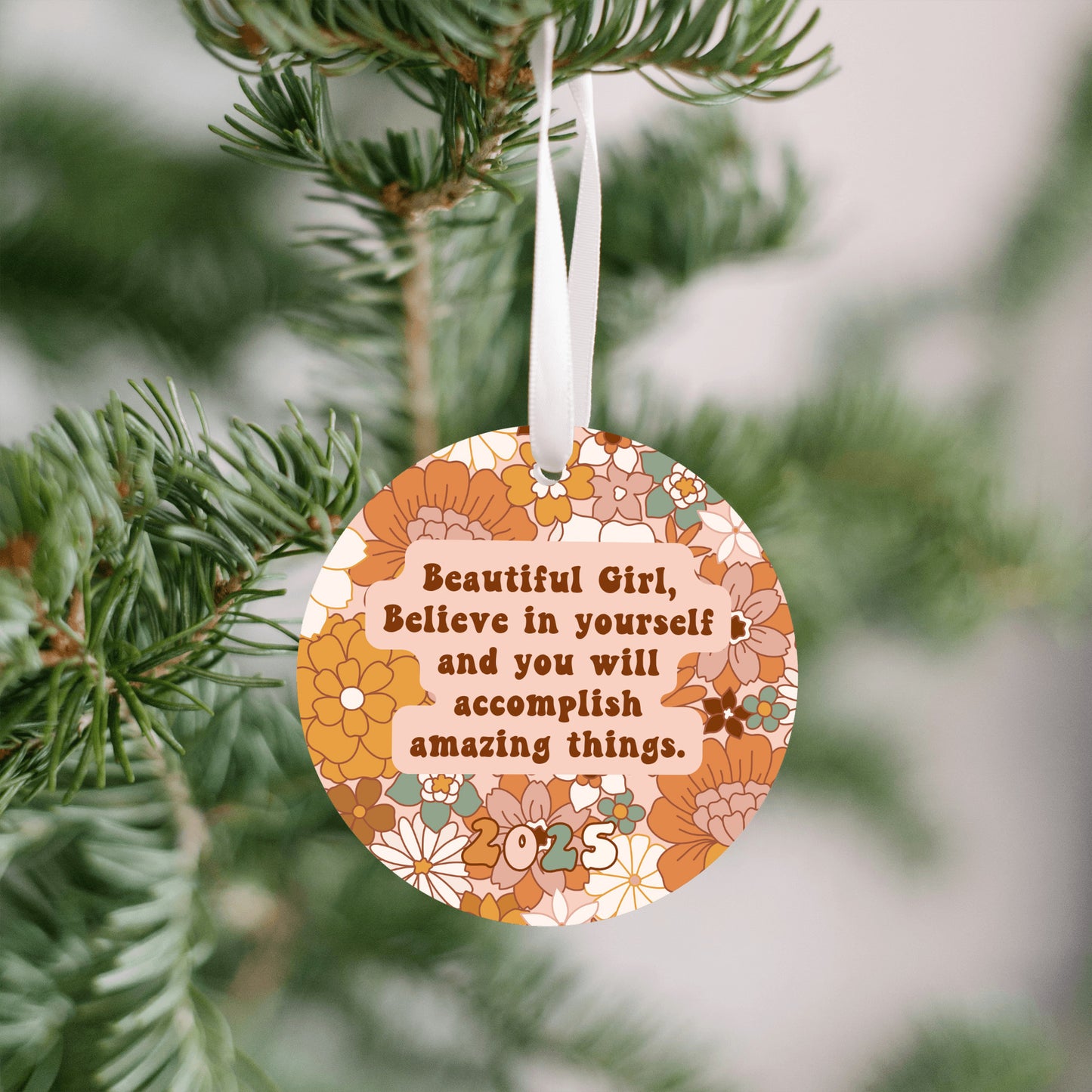 Groovy Beautiful Girl Ornament