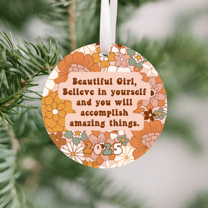 Groovy Beautiful Girl Ornament