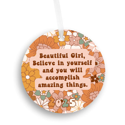 Groovy Beautiful Girl Ornament