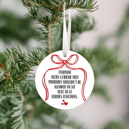 Funny Friendship Ornament