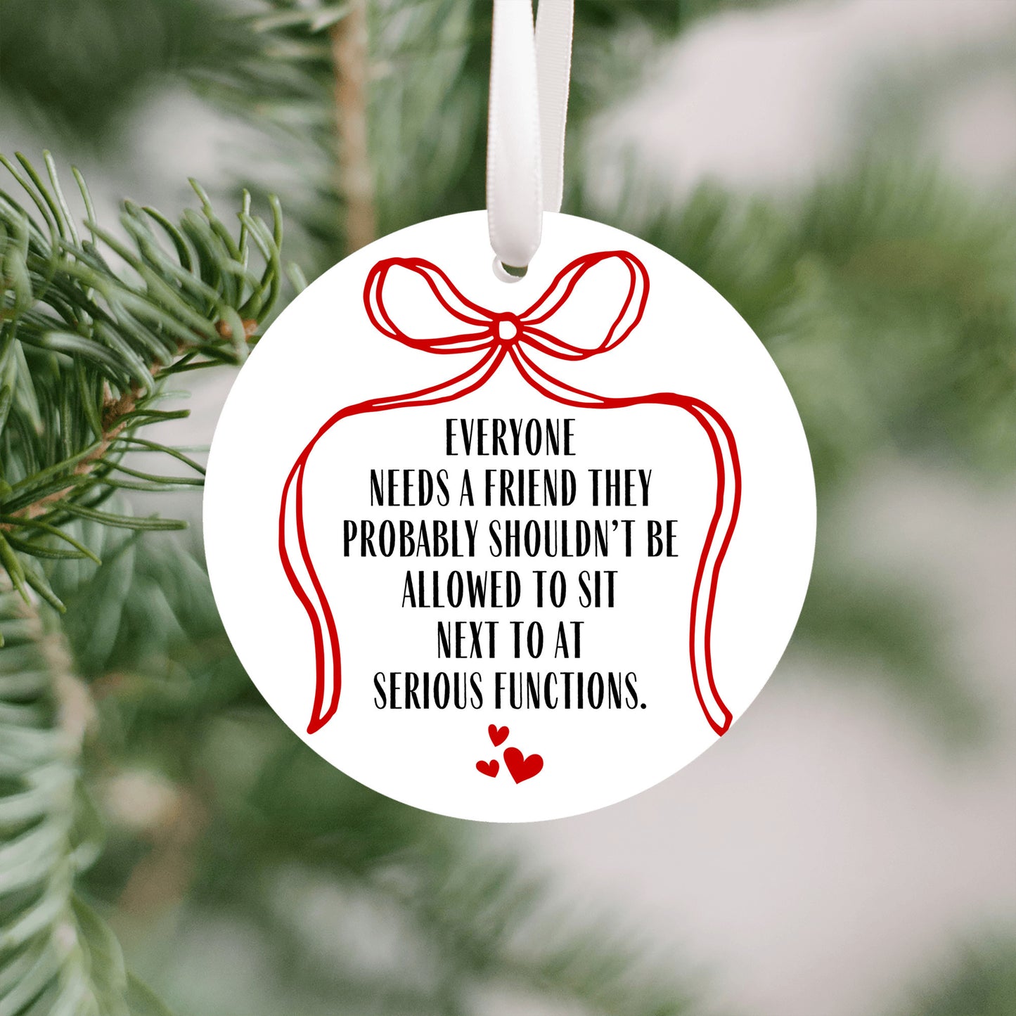 Funny Friendship Ornament