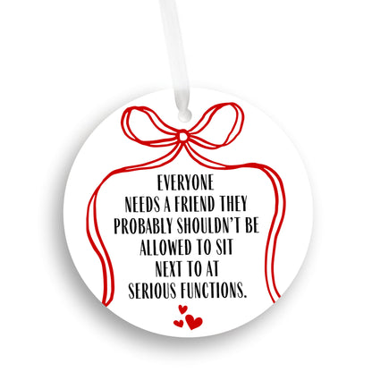 Funny Friendship Ornament