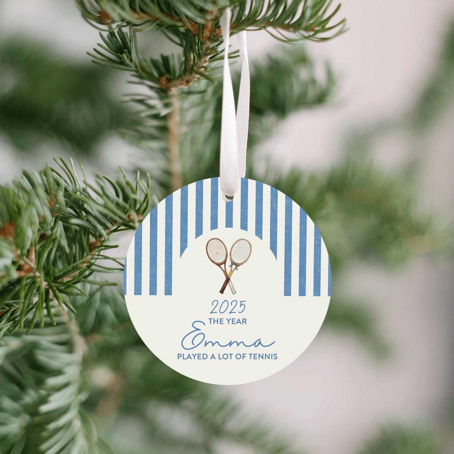 Played A Lot of Tennis Ornament