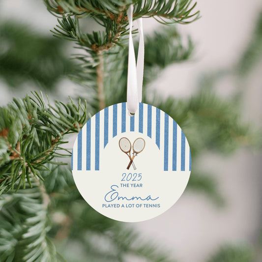 Played A Lot of Tennis Ornament