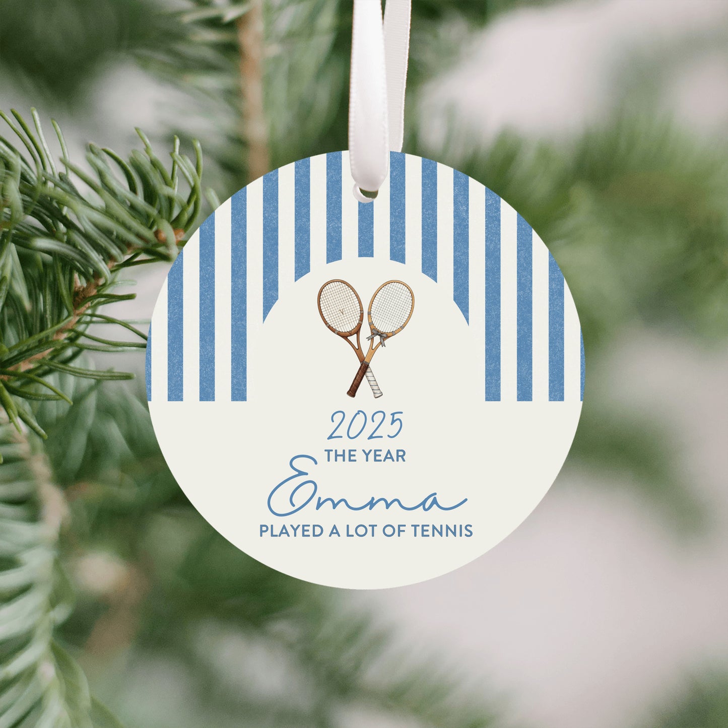 Played A Lot of Tennis Ornament