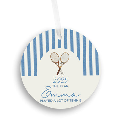Played A Lot of Tennis Ornament