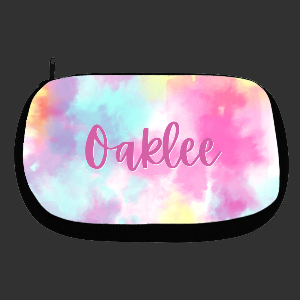 Personalized Tiedye Cosmetic Bag