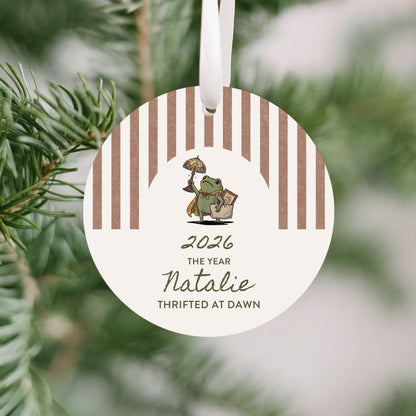 Thrift at Dawn Frog Ornament