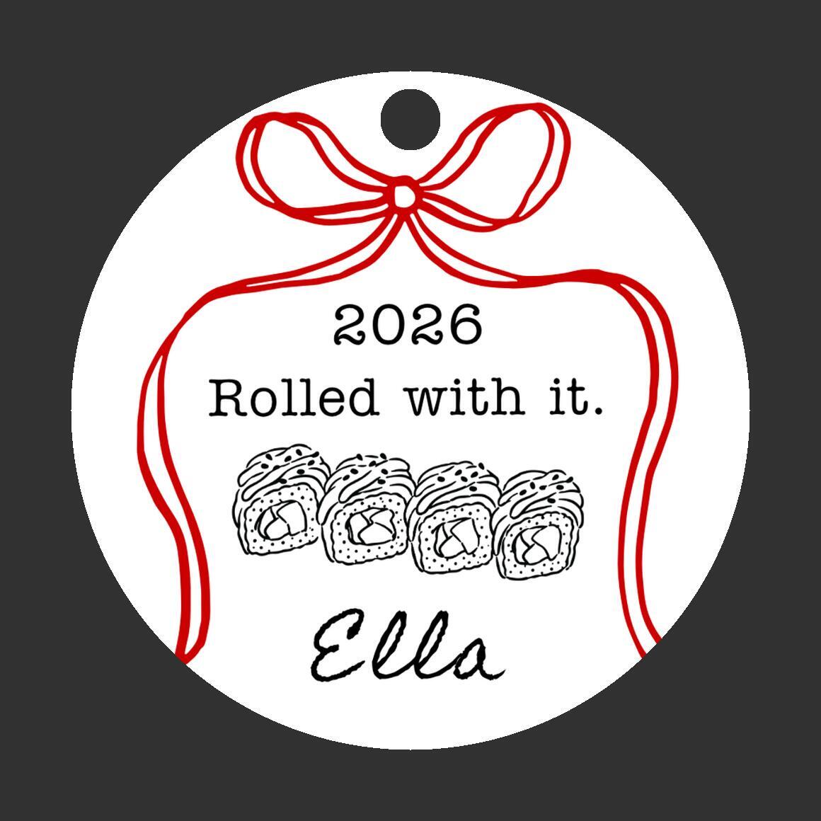 Sushi Personalized Ornament
