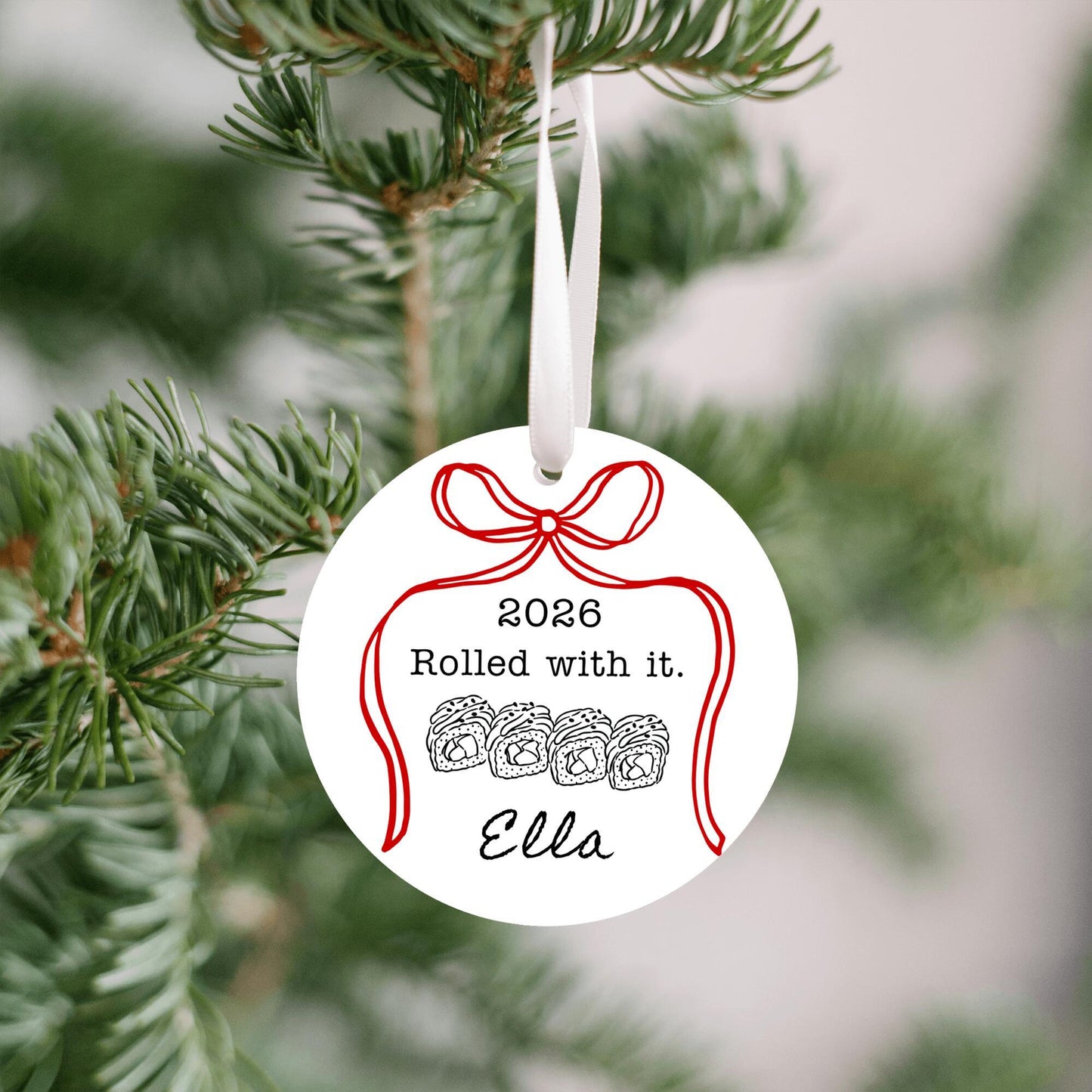Sushi Personalized Ornament