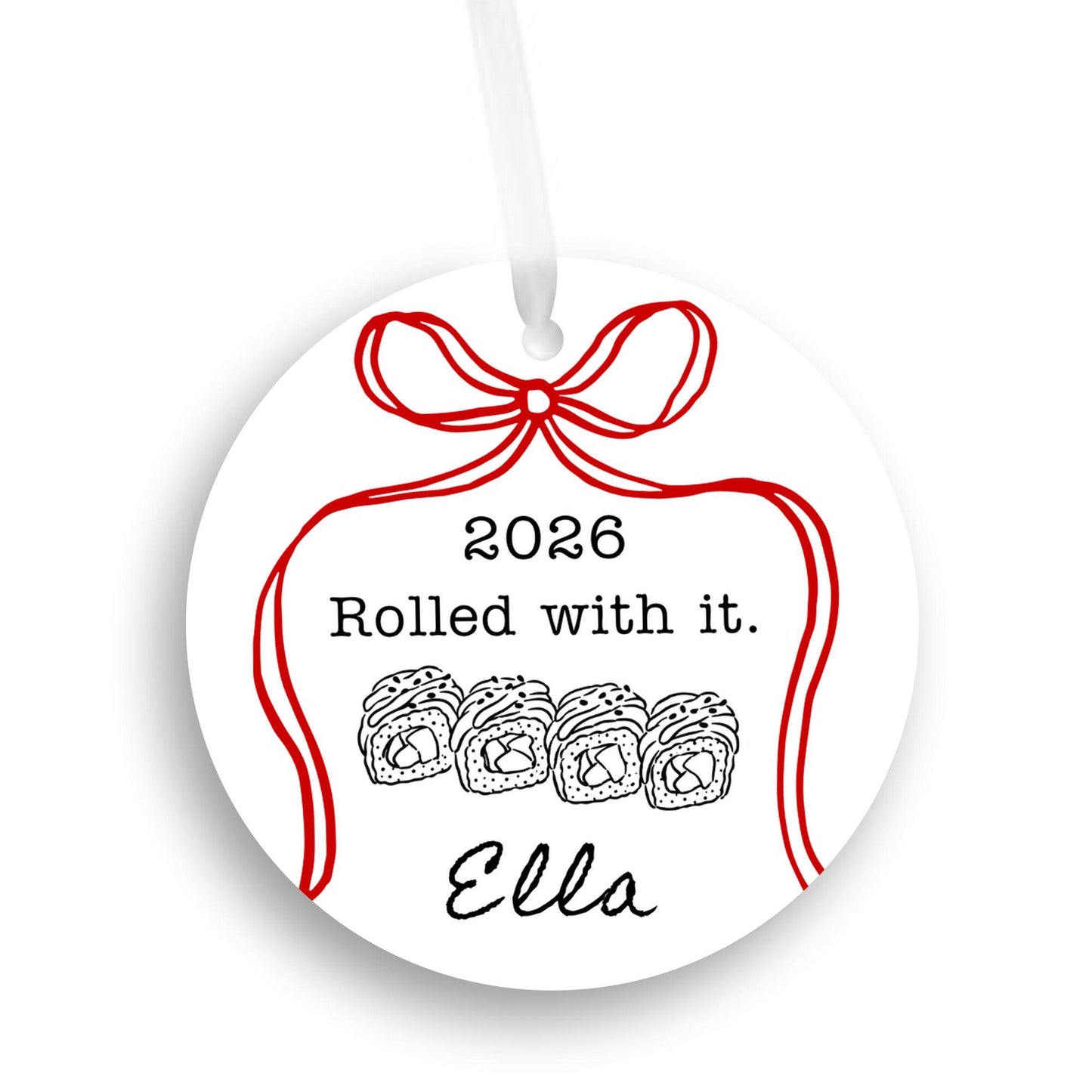 Sushi Personalized Ornament