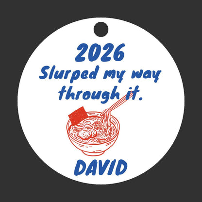 Ramen Personalized Funny Ornament