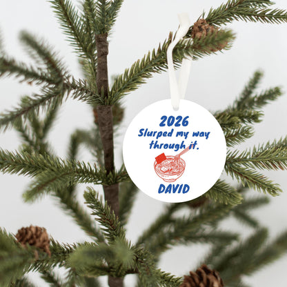 Ramen Personalized Funny Ornament