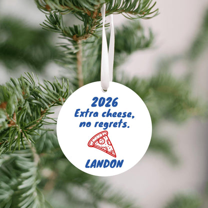 Pizza Personalized Ornament