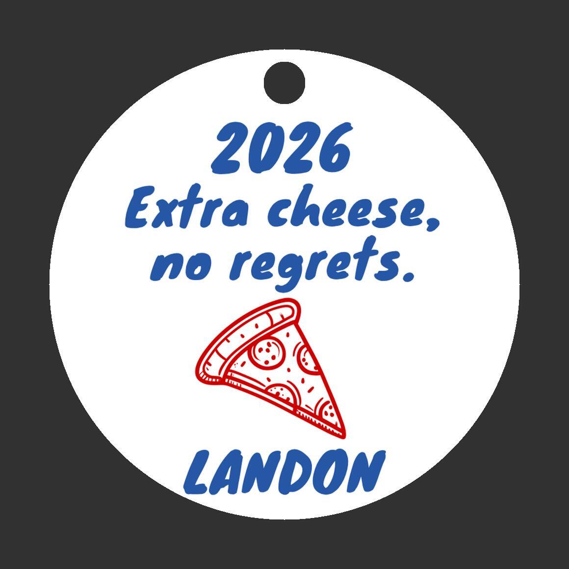 Pizza Personalized Ornament