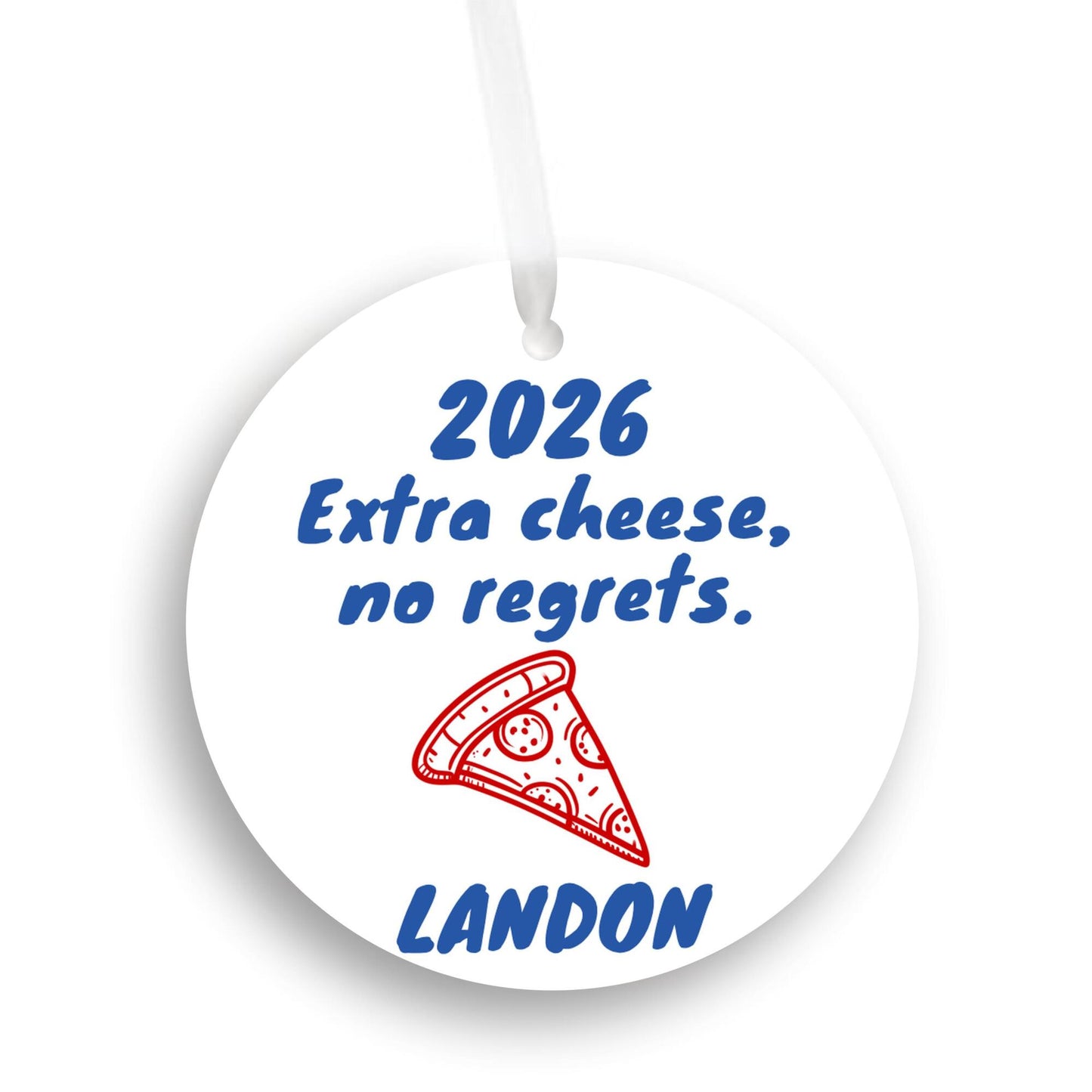 Pizza Personalized Ornament