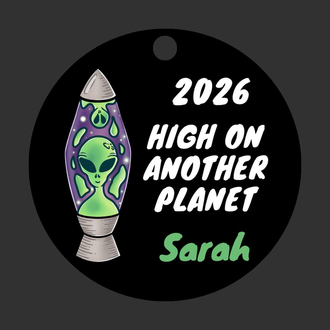 Alien Funny Personalized Ornament