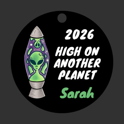 Alien Funny Personalized Ornament