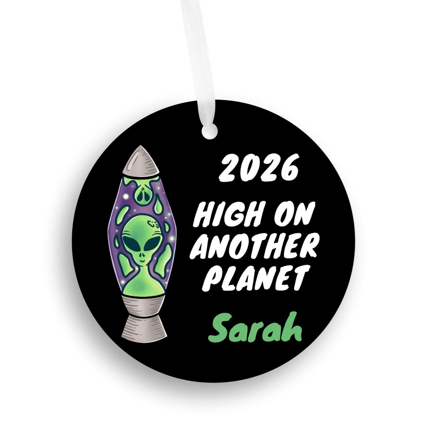 Alien Funny Personalized Ornament