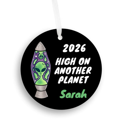 Alien Funny Personalized Ornament
