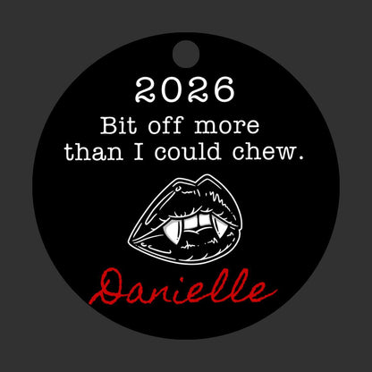 Vampire Personalized Ornament