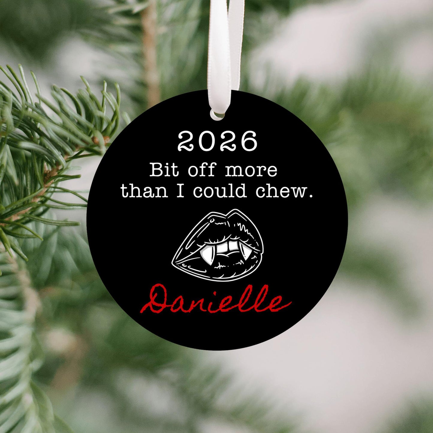 Vampire Personalized Ornament
