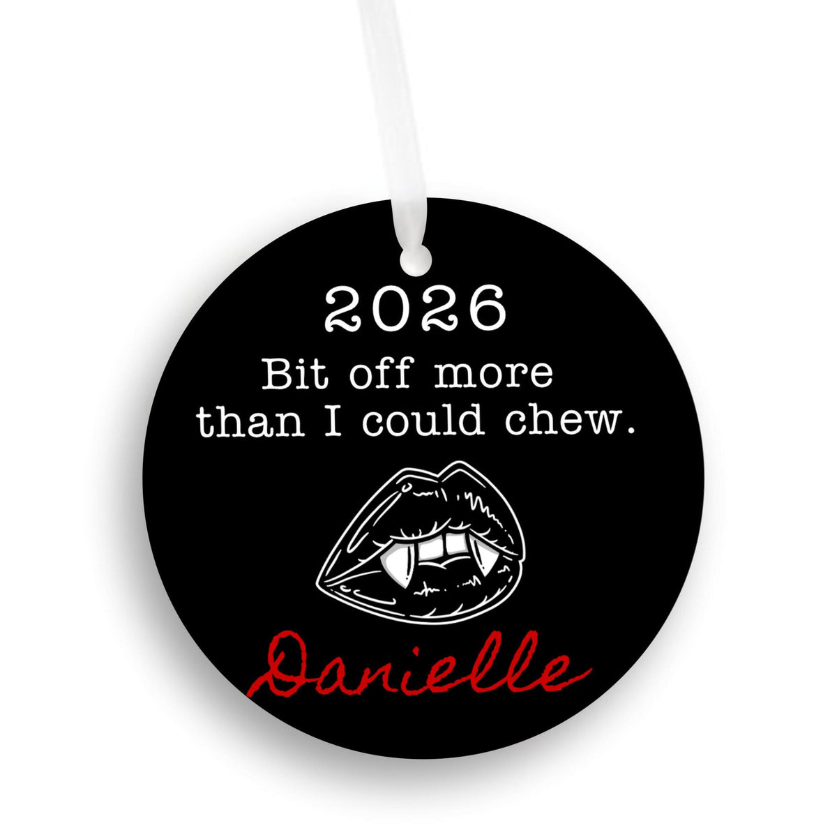 Vampire Personalized Ornament