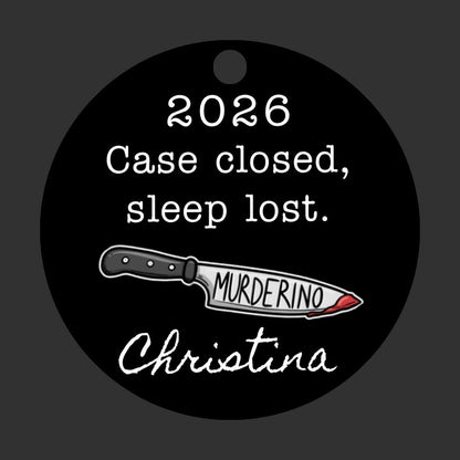 Murderino True Crime Personalized Ornament