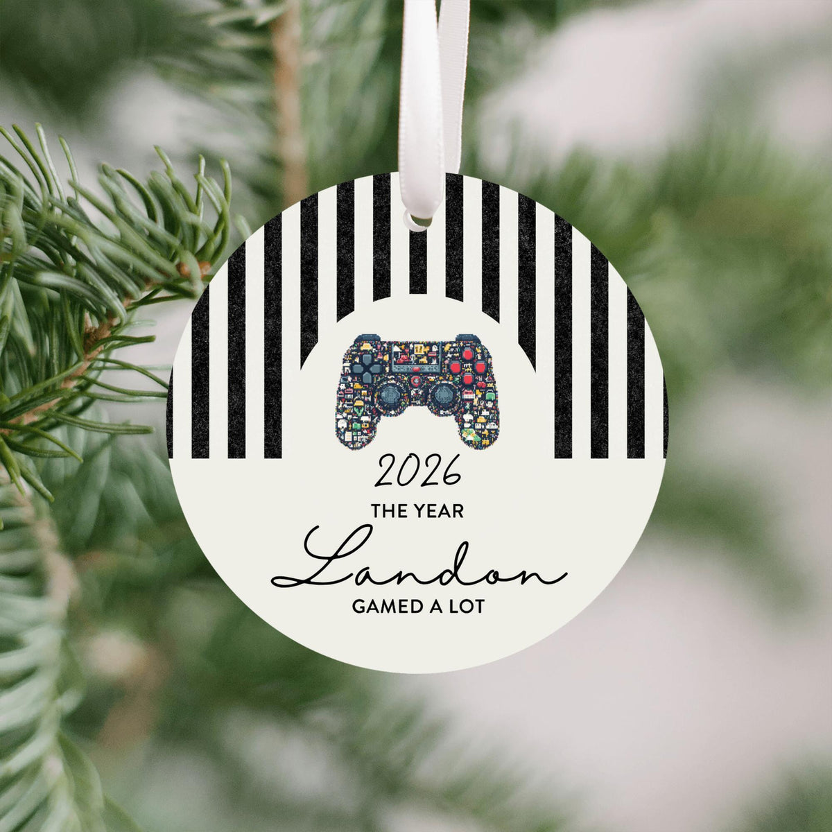 Gamer Christmas Ornament