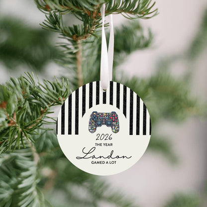 Gamer Christmas Ornament