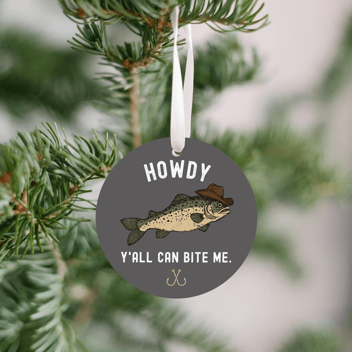 Howdy Bass – Y'all Can Bite Me Ornament