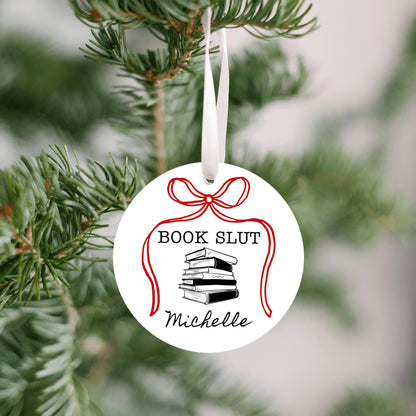 Funny Book Lover Ornament