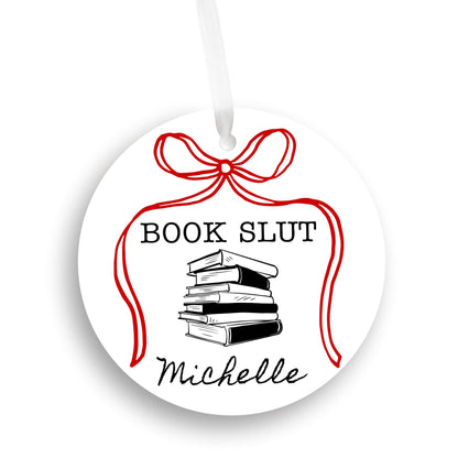 Funny Book Lover Ornament