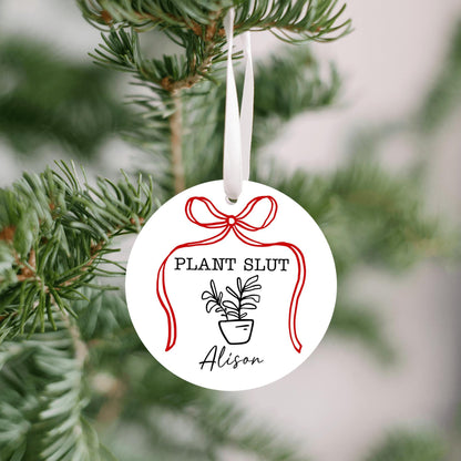 Funny Plant Lover Ornament