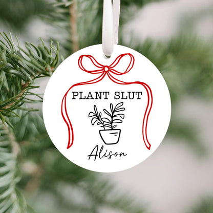 Funny Plant Lover Ornament