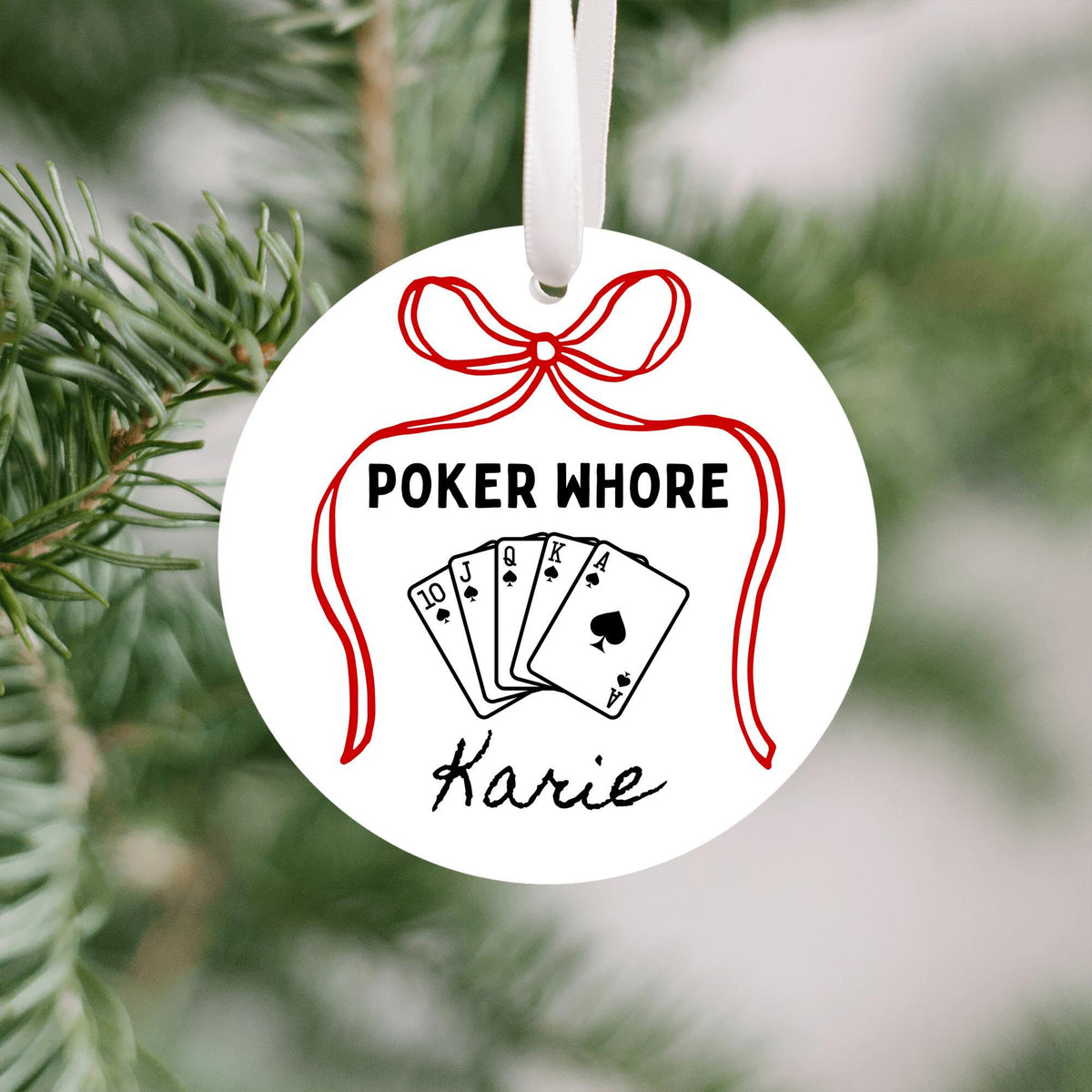 Funny Poker Ornament