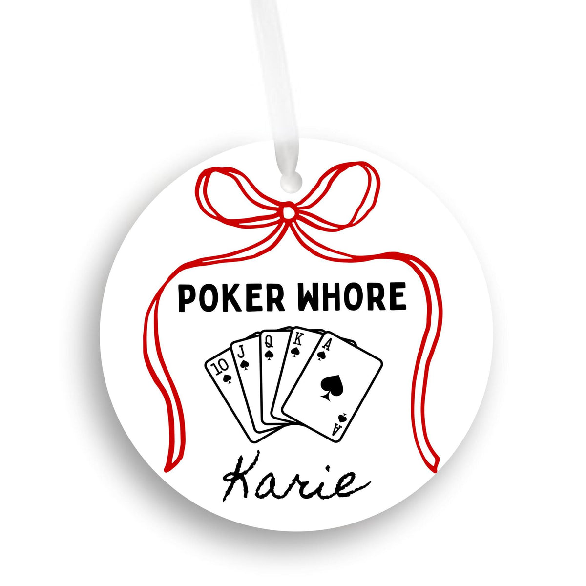 Funny Poker Ornament