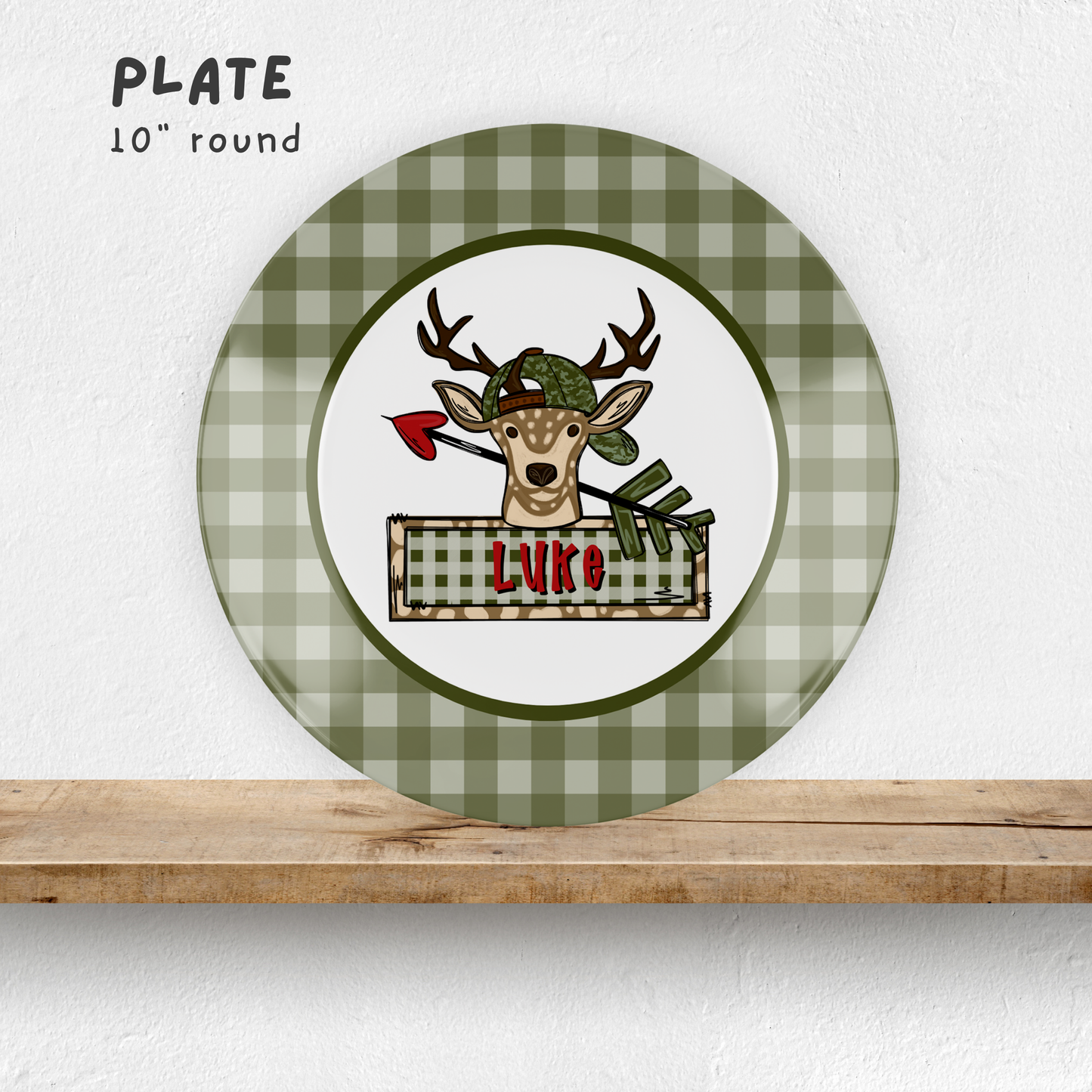 Love You Deer-ly Plate