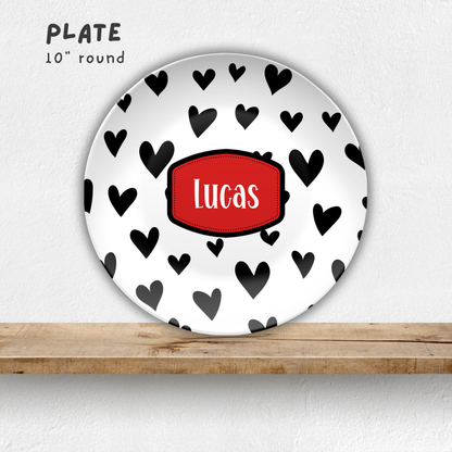 My Little Valentine Personalized Plate