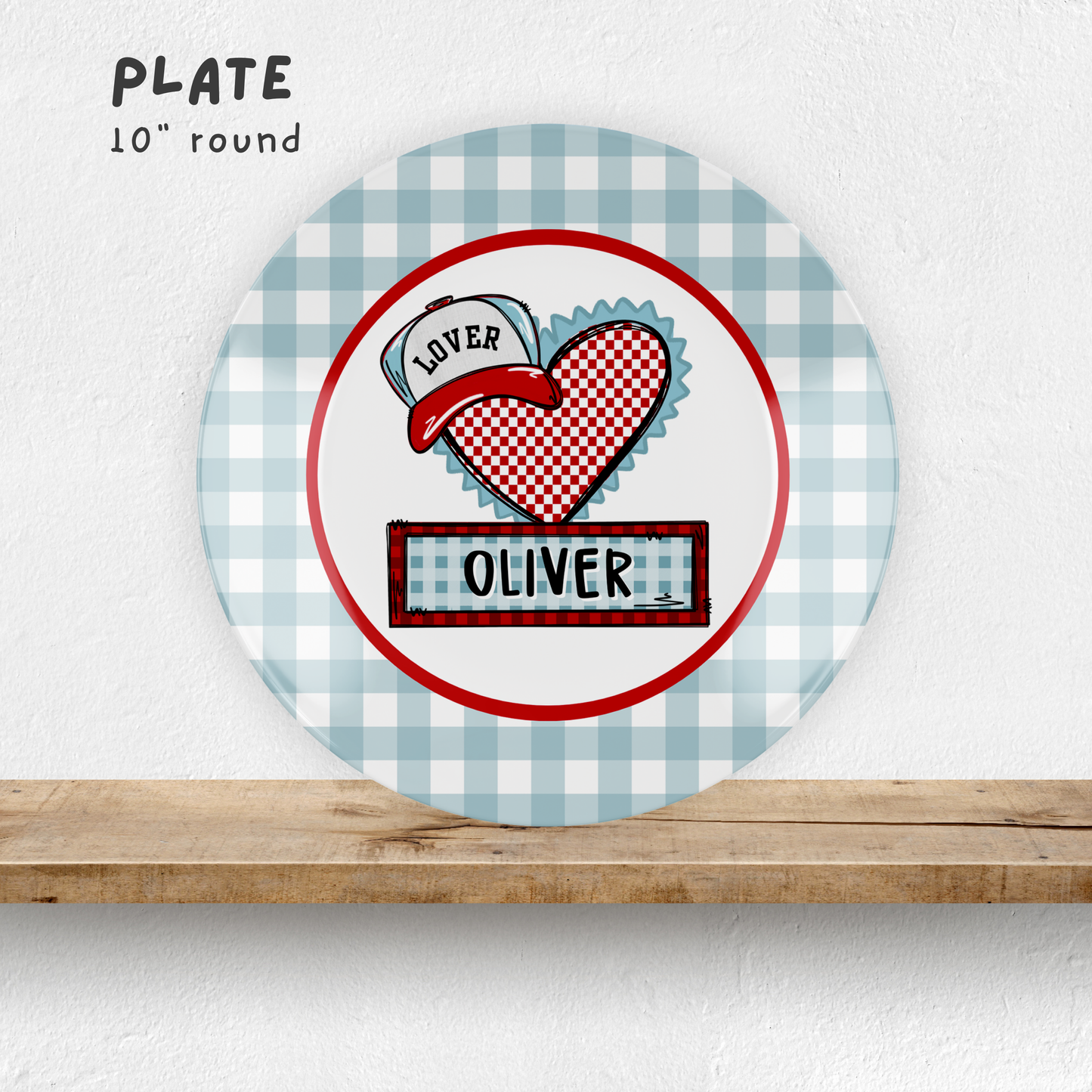 Little Lover Valentine Plate